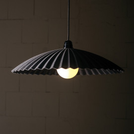 Modern ceiling lamp - velvet