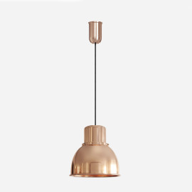 Small metal copper lamp