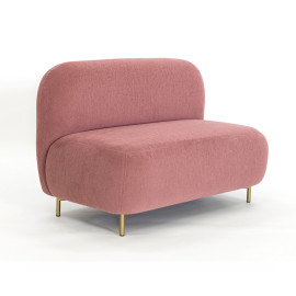 Designer sofa without armrests