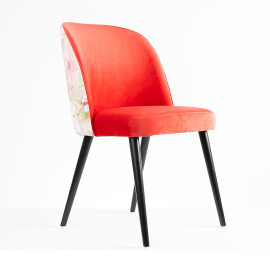 Upholstered chair with a...